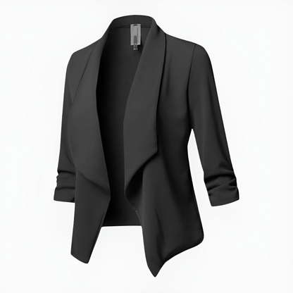 Blazer long élégant pour femme, style manteau