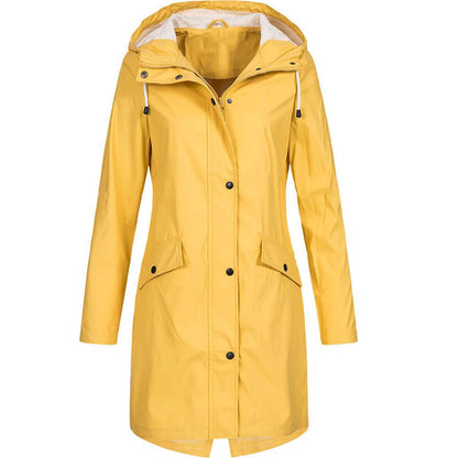 Imperméable pour femme Parka à capuche imperméable