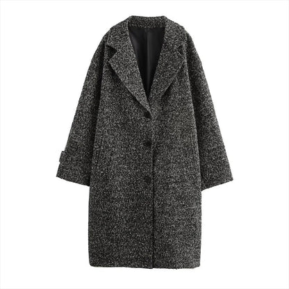 Élégant manteau en laine, design classique
