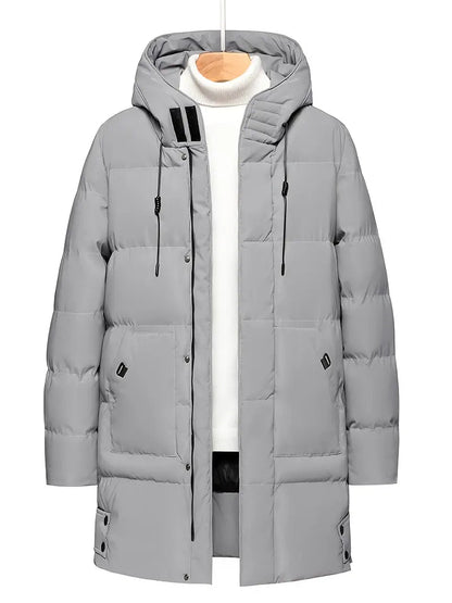 Doudoune chaude et isolante pour homme avec capuche