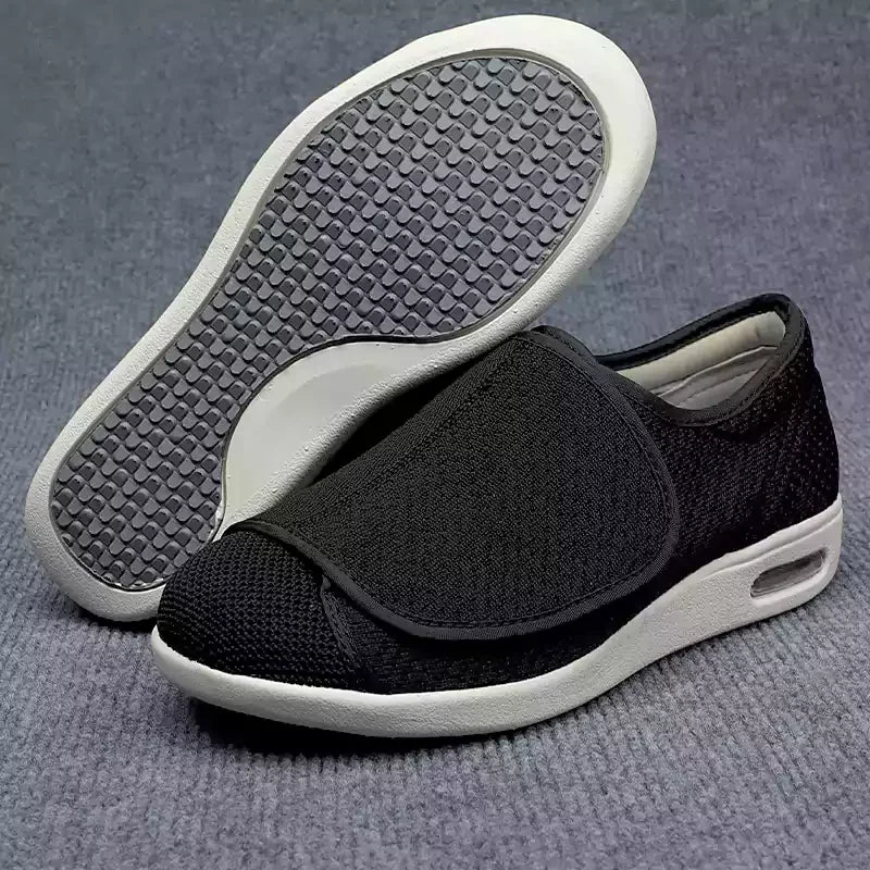 Chaussures confortables à scratch pour seniors