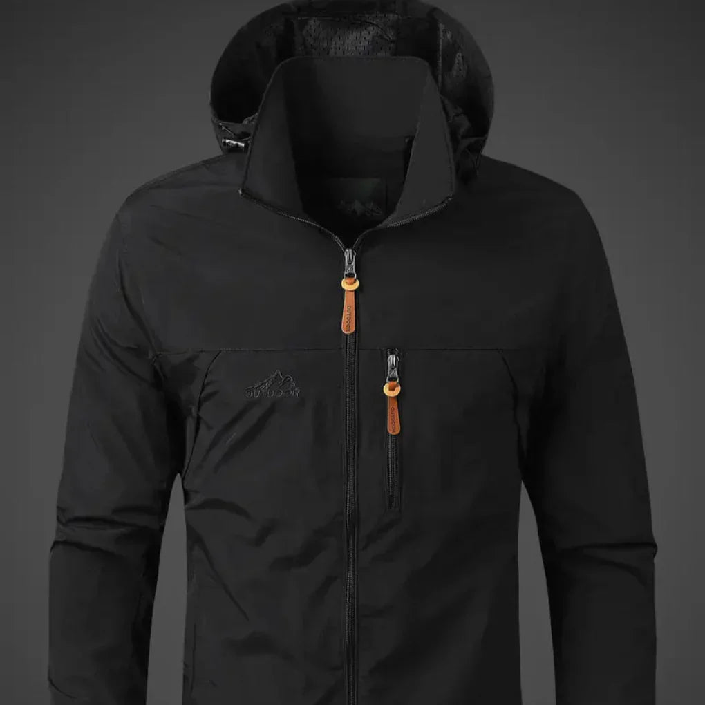 Veste outdoor imperméable et coupe-vent pour homme, veste de pluie