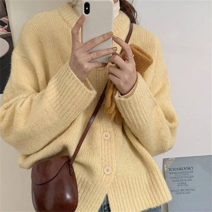 Pull en maille confortable Décontracté