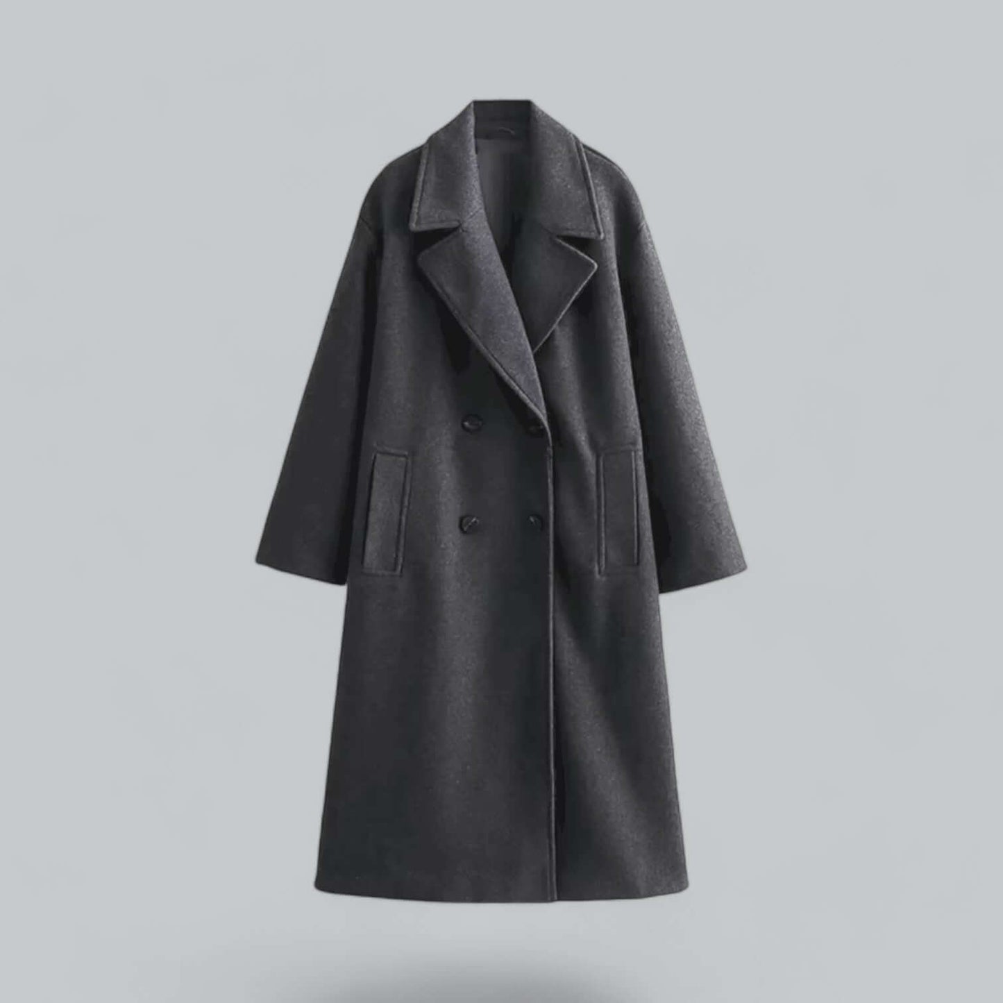 Manteau surdimensionné pour femme, fermeture boutonnée, moderne