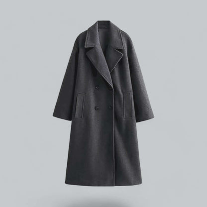 Manteau surdimensionné pour femme, fermeture boutonnée, moderne