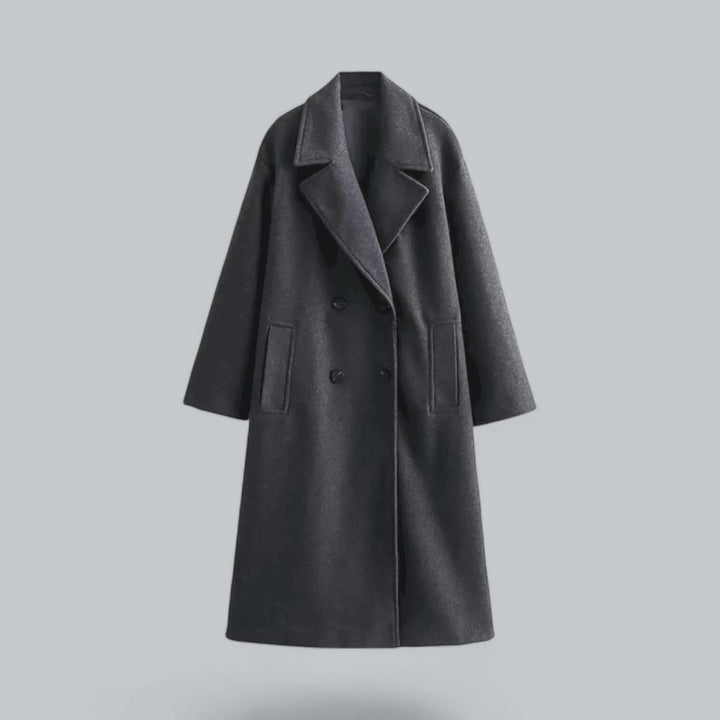 Manteau surdimensionné pour femme, fermeture boutonnée, moderne