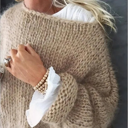 Pull élégant en mohair qualité luxe