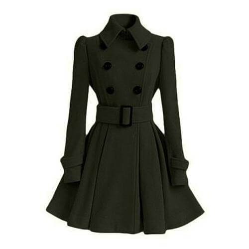 Trench-coat coupe-vent tendance pour femme