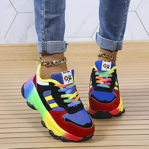 Chaussures Femme Colorées Confortables Élégantes