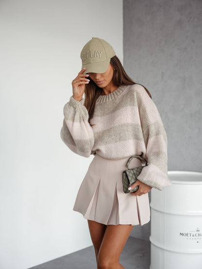 Gilet léger tricoté décontracté pull écharpe pour femme
