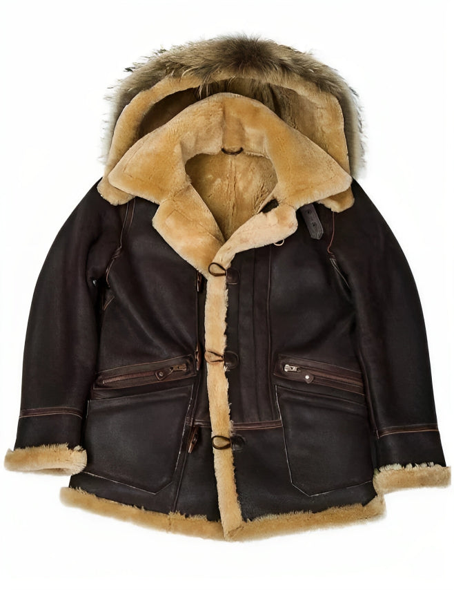 Manteau en peau de mouton B-7 Design de luxe