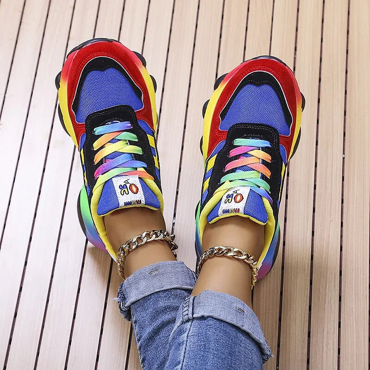 Chaussures orthopédiques colorées