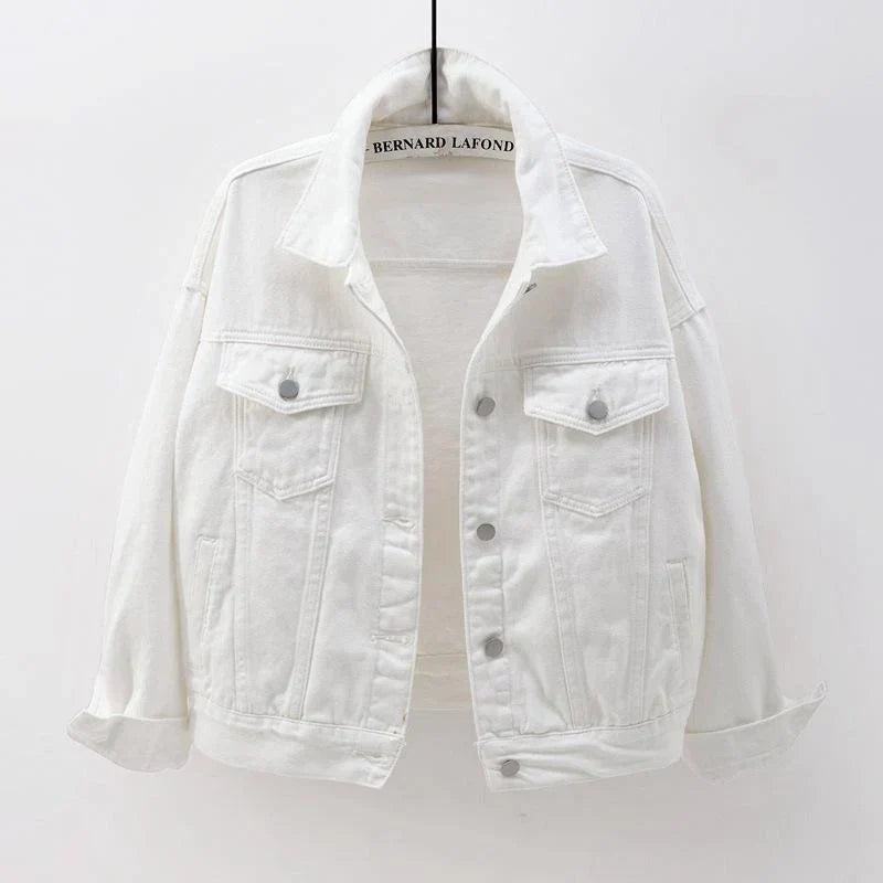 Veste courte pour femme avec boutons et poche poitrine
