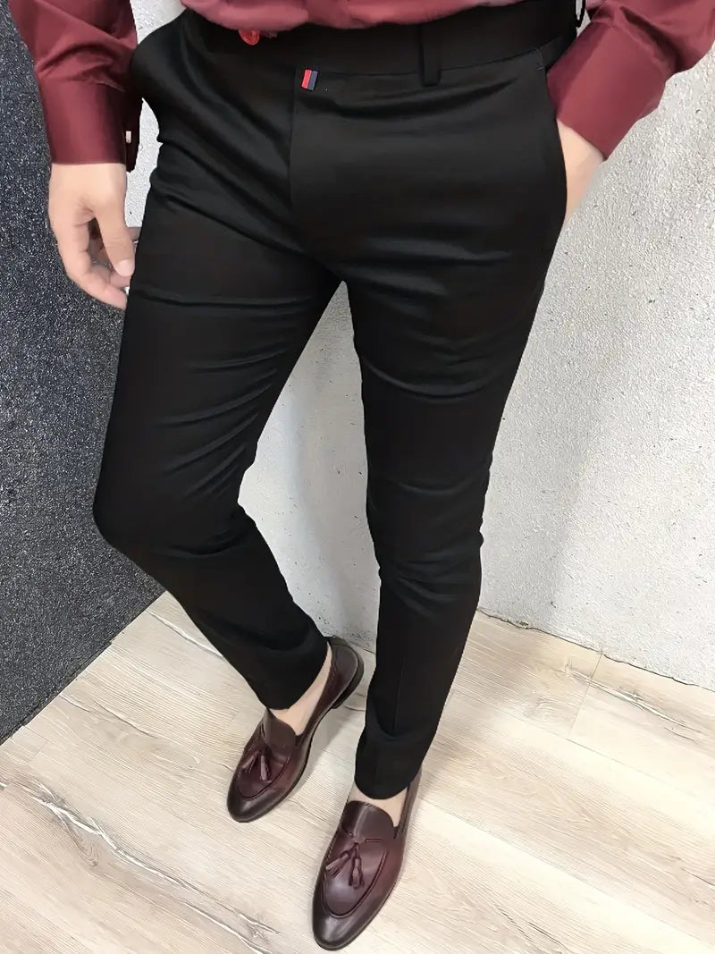 Pantalon de costume slim homme élégant