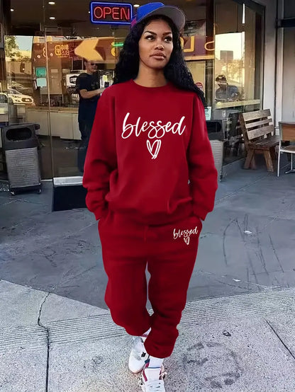 Ensemble de survêtement femme élégant sportif