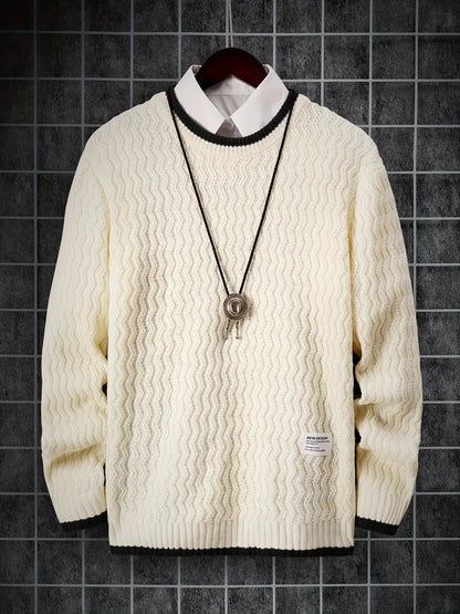 Pull décontracté homme coupe relaxed