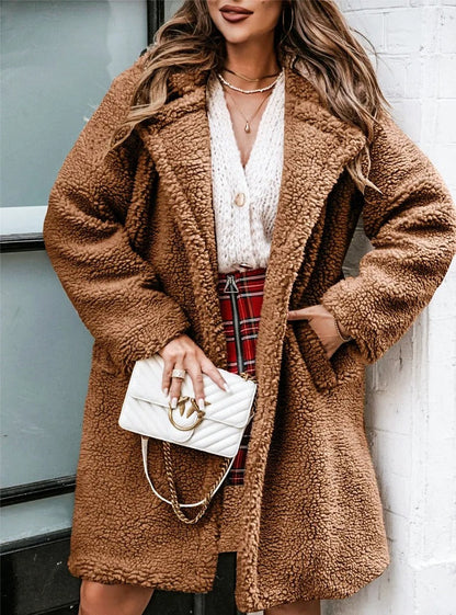 Manteau Teddy doux et chaud pour l'hiver