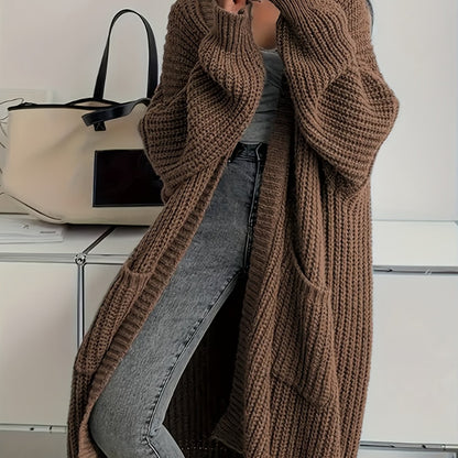 Cardigan en maille élégant pour femme avec ceinture