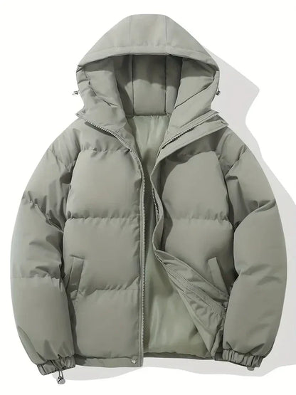 Parka homme doux capuche intemporel