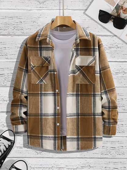Jonathan – Chemise à carreaux moderne pour homme