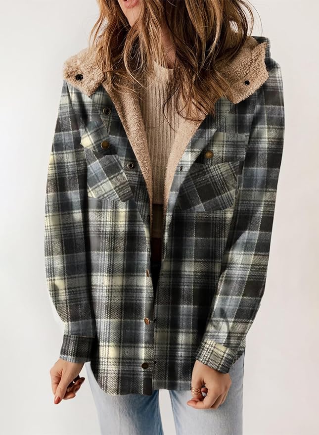 Chemise à carreaux pour homme, veste en flanelle, hiver