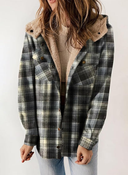 Chemise à carreaux pour homme, veste en flanelle, hiver