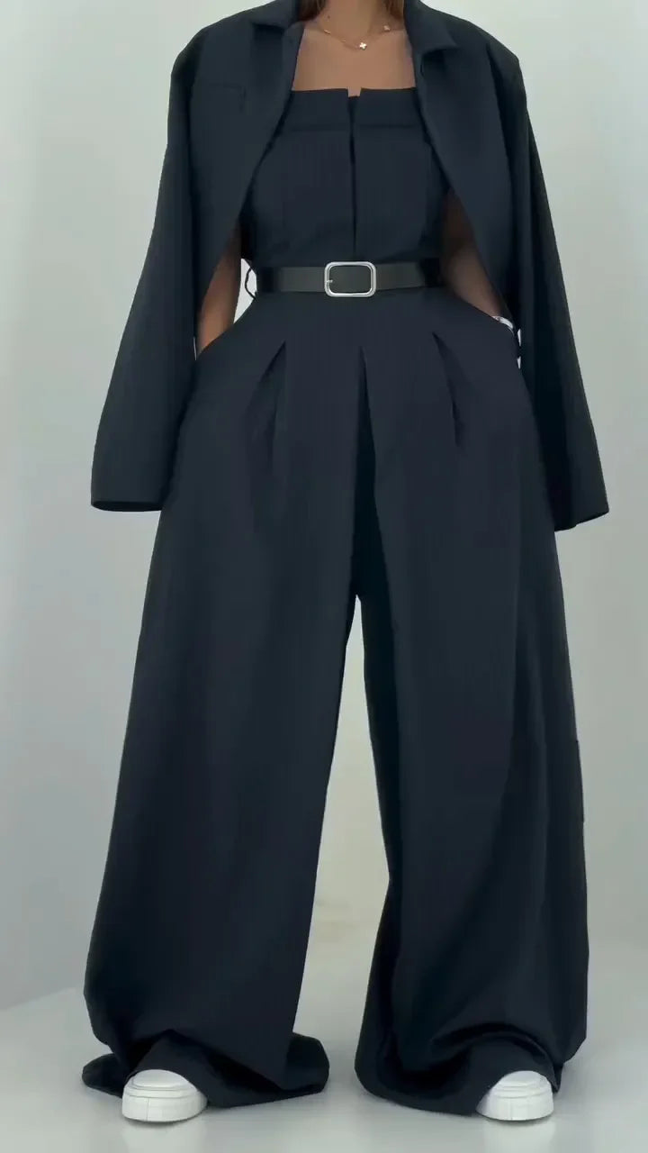 Ensemble léger veste et short femme pour l'été