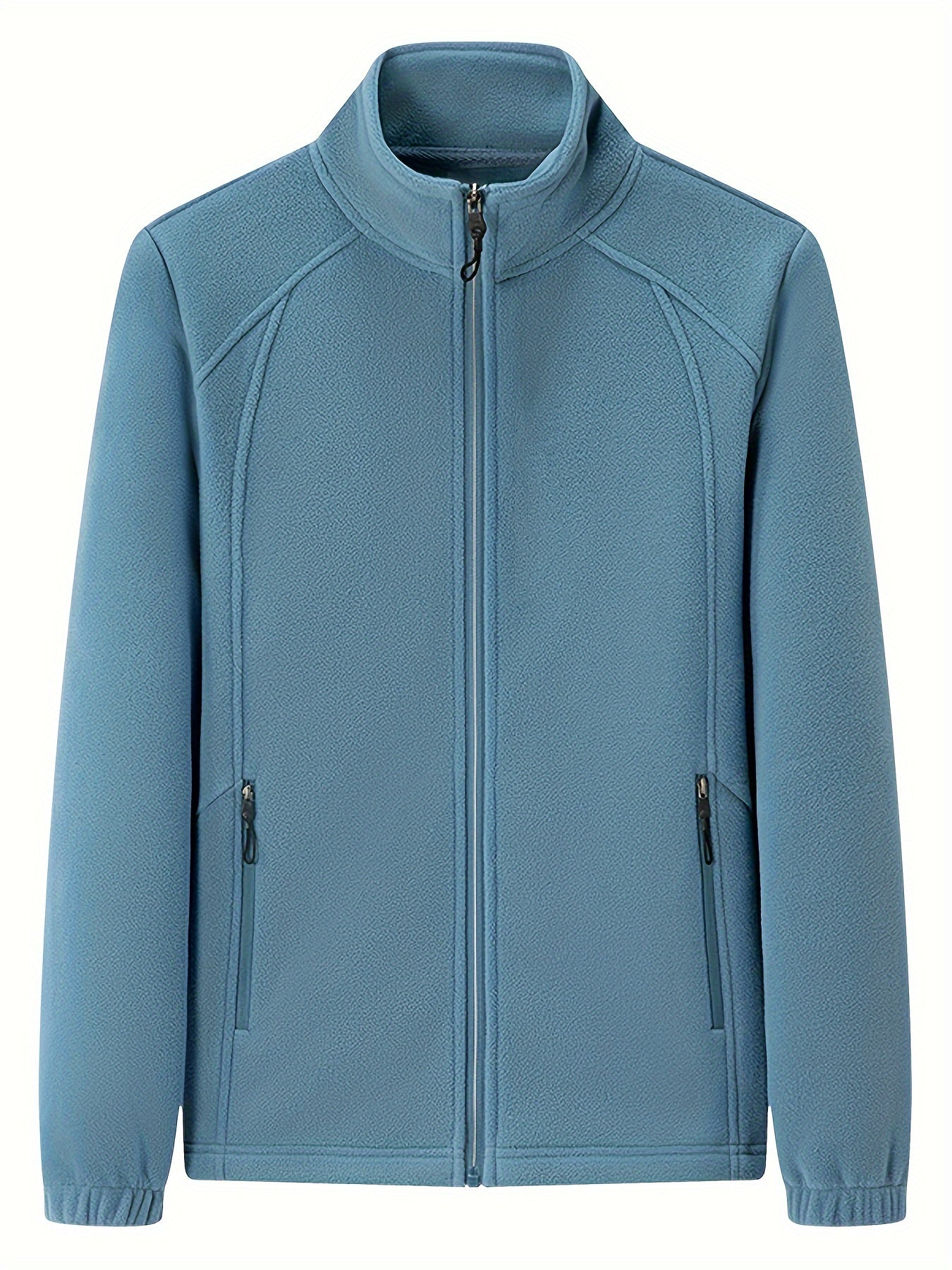 Veste polaire femme chaude col montant manches longues