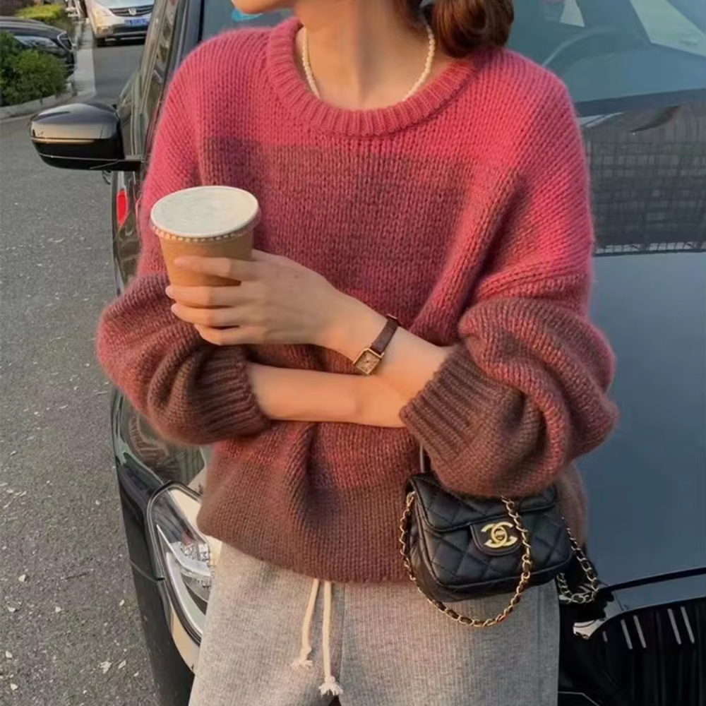 Pull-over d'automne Doux Moelleux Confortable