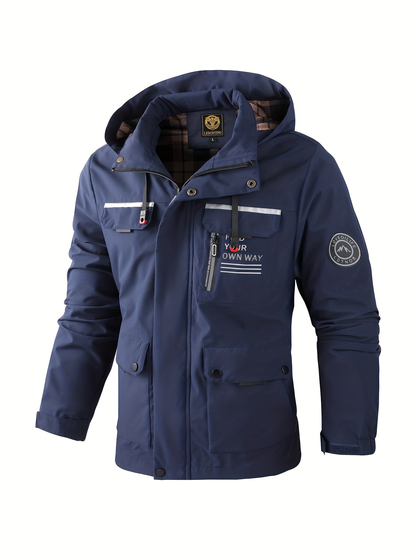Veste pratique pour homme extérieur capuche