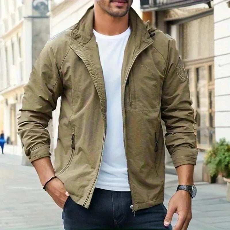 Veste imperméable respirante d'extérieur pour homme