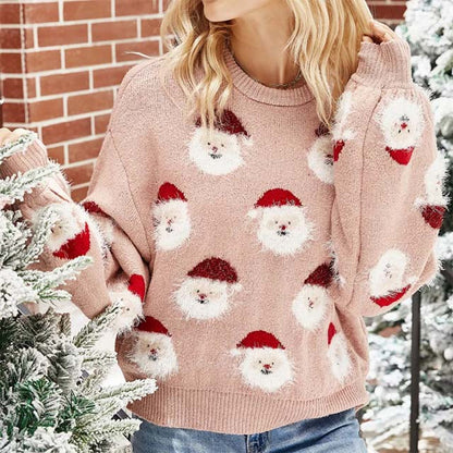 Pull de Noël Motif Rennes Festif