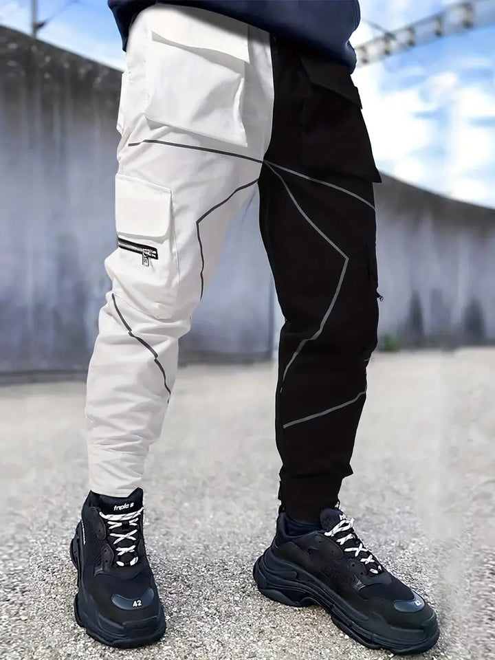 Pantalon Homme Multi-Poches Design Élégant