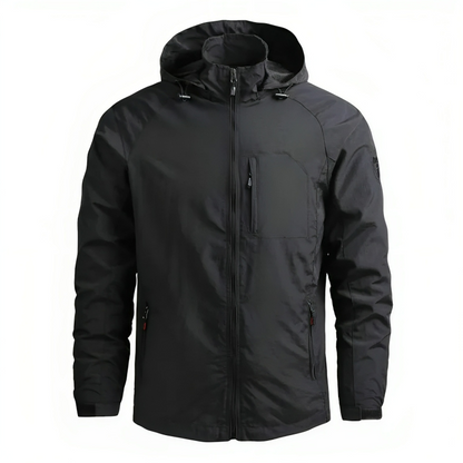 Veste imperméable à capuche coupe-vent pour homme, pour l'extérieur