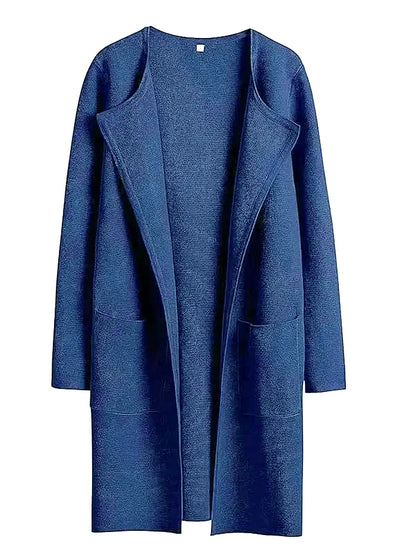 Manteau Femme Longueur Genou Coupe Ample