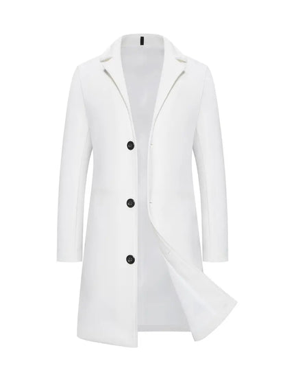 Trench-coat long élégant pour homme