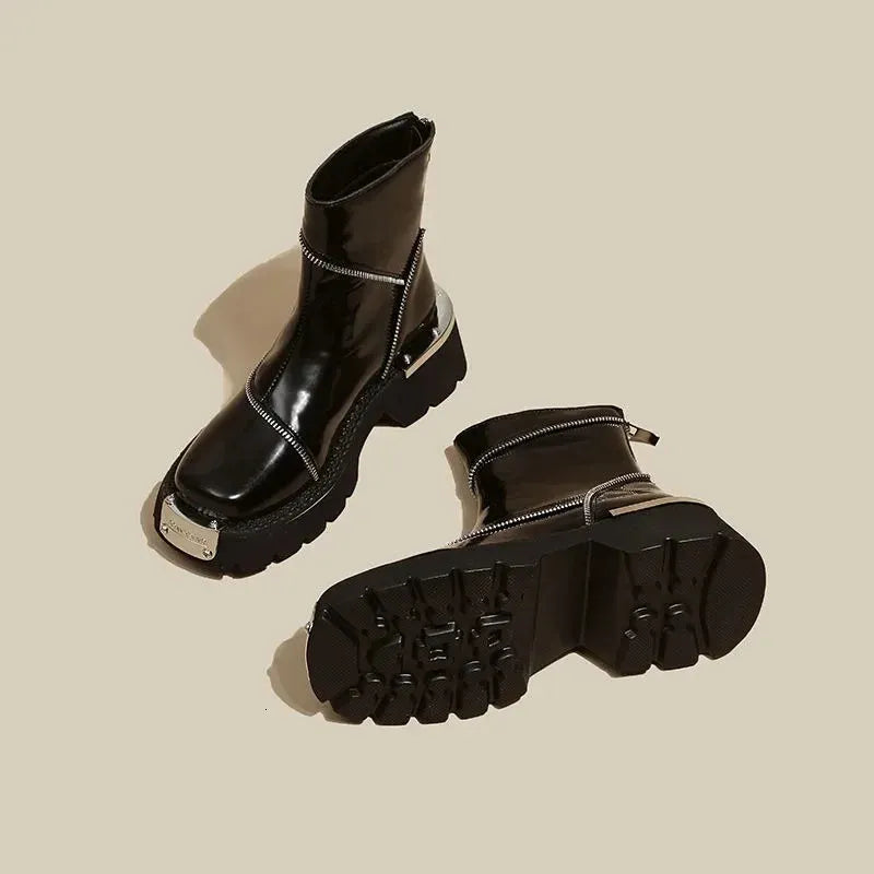 Bottes d'hiver chaudes Semelle épaisse Imperméable