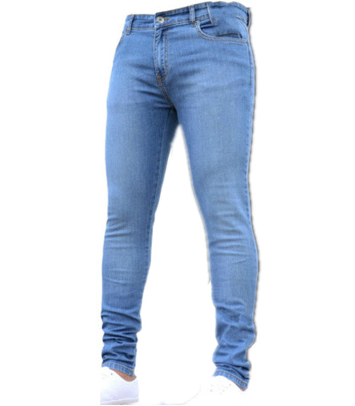 Jeans slim fit homme coutures modernes et élégantes