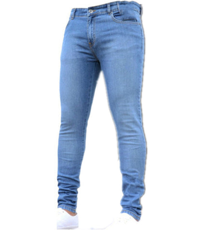 Jeans slim fit homme coutures modernes et élégantes