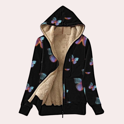 Parka d'hiver chaud à capuche pour femme