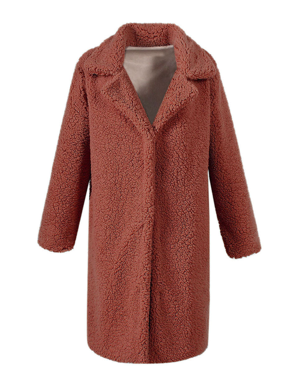 Manteau parka doux Teddy pour femme