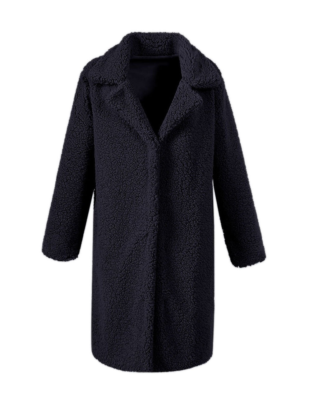 Manteau parka doux Teddy pour femme