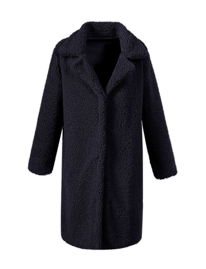 Manteau parka doux Teddy pour femme