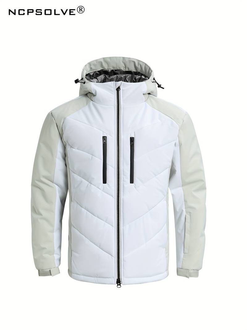 Veste coupe-vent à capuche sportive