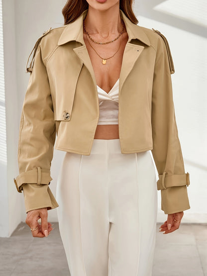Trench-coat kaki femme stylé – Élégant et confortable