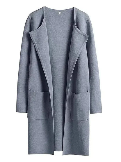 Manteau Femme Longueur Genou Coupe Ample
