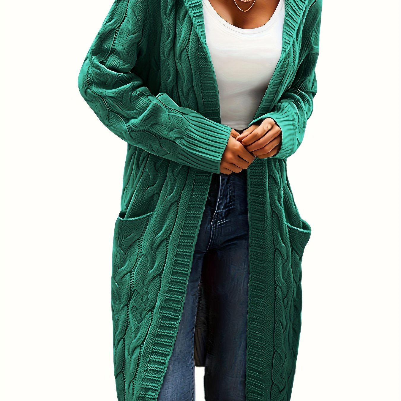 Veste à capuche femme longue élégante