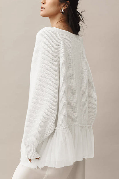 Gilet Femme Manches Longues Élégant