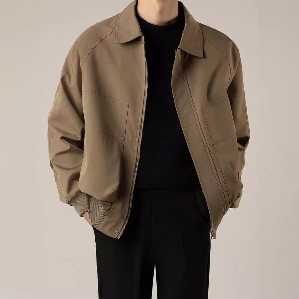 Blouson aviateur homme sportif look décontracté