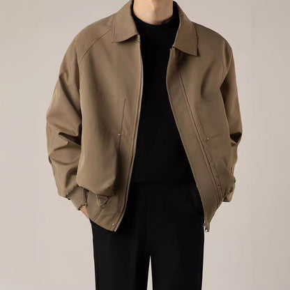 Blouson aviateur homme sportif look décontracté